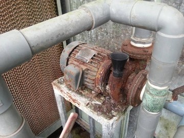 一期溫室噴灌馬達施工前照片