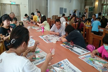 親子美勞-棉紙撕畫創作