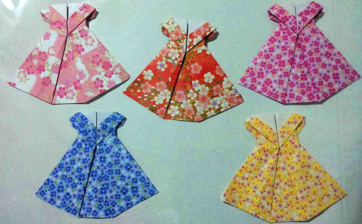 1031109-親子美勞-摺紙洋裝 1031109-親子美勞-摺紙洋裝