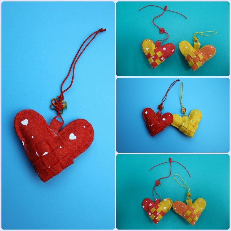 高雄都會公園親子美勞 - 「愛心吊飾創作」