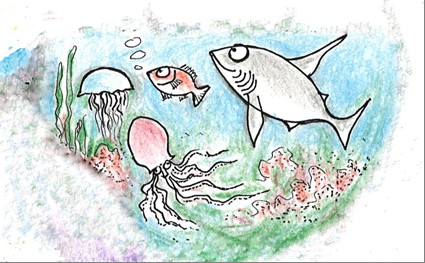 1050925-自然遊戲-海洋生物海報繪圖